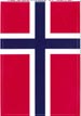 Flag-It Large Norwegian Flag Sticker - More Details